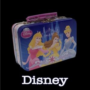 Disney Princess Mini Tin Storage Box with Top Handle